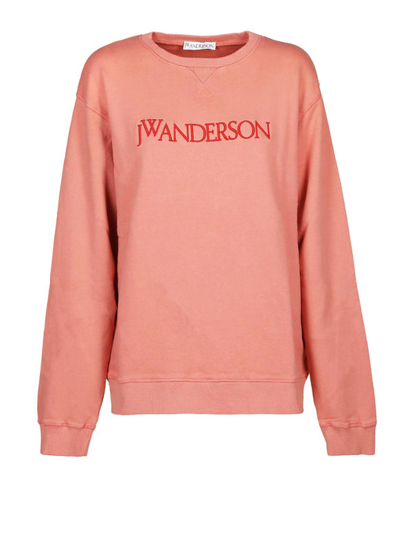 Download J.W. Anderson - Watermelon cotton crew neck sweatshirt ...