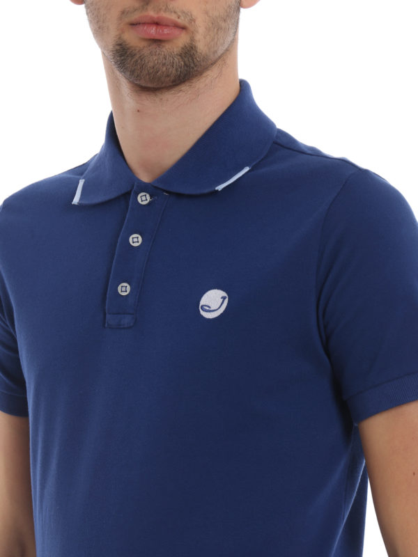 electric blue polo