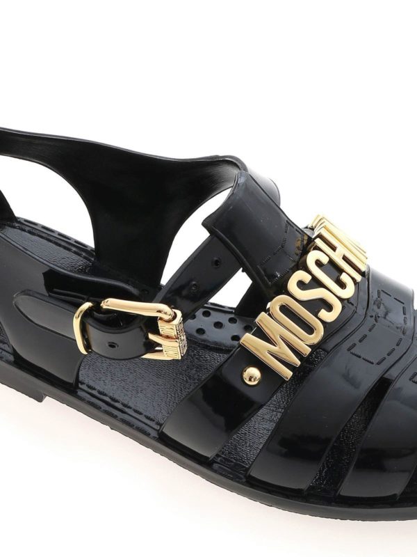 moschino jelly sandals