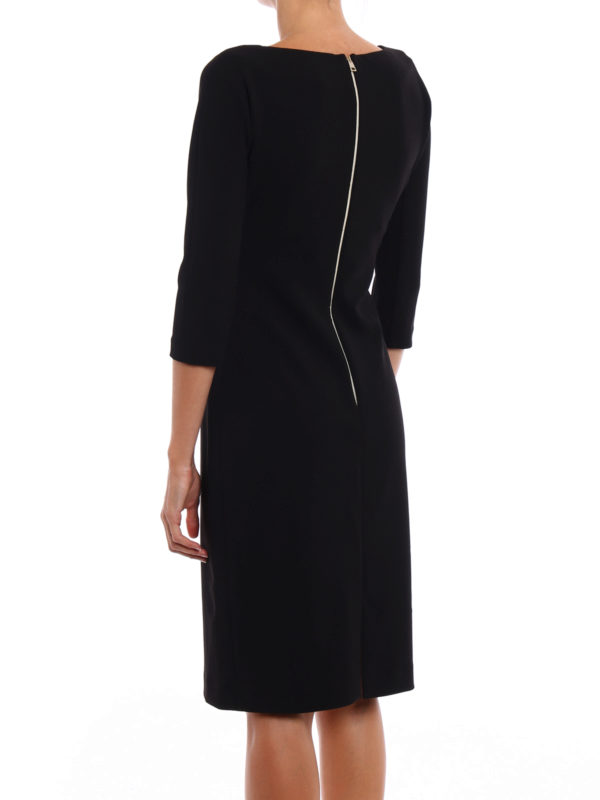 Jersey crepe sheath dress 