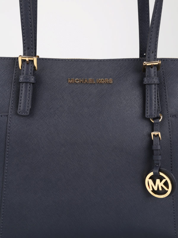 michael kors black saffiano leather tote