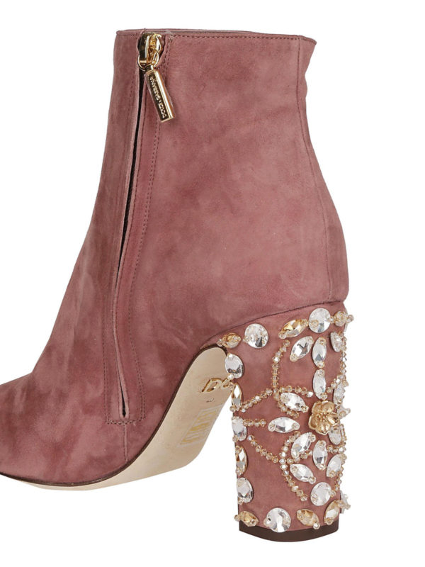 dolce and gabbana pink boots