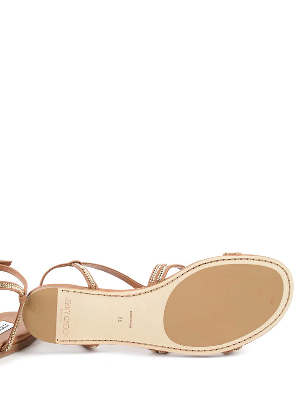 nickel flat jimmy choo