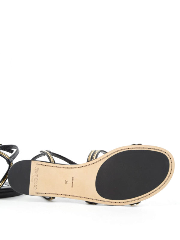 nickel flat jimmy choo