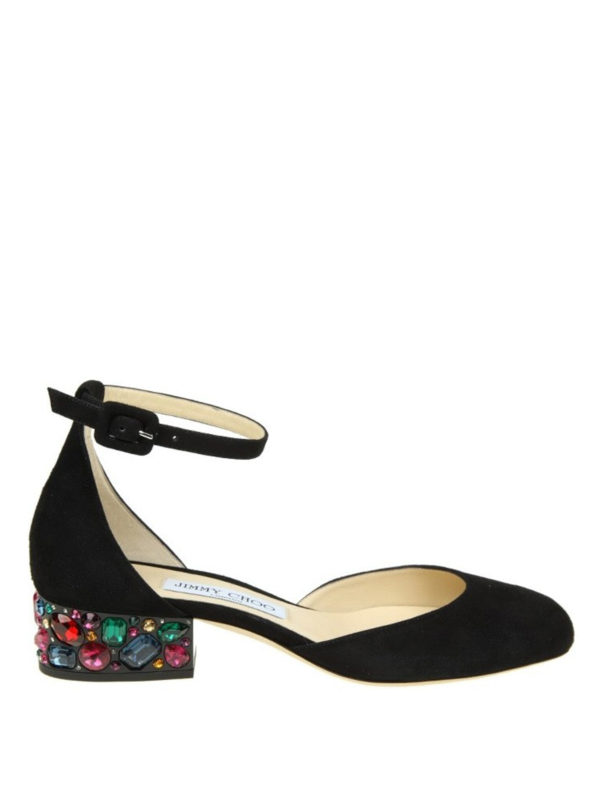 Marnie 35 crystal heel pumps 