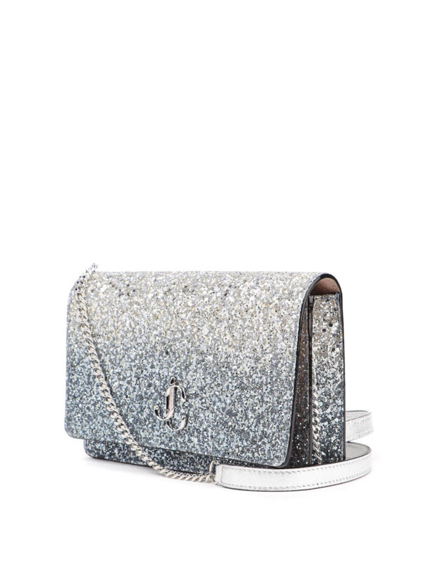 Jimmy Choo Palace Mini glittery cross body bag cross body bags