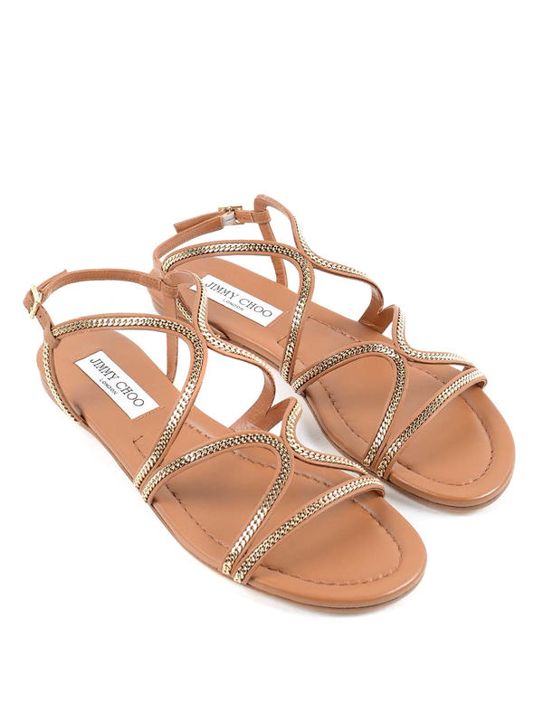 jimmy choo chain sandals
