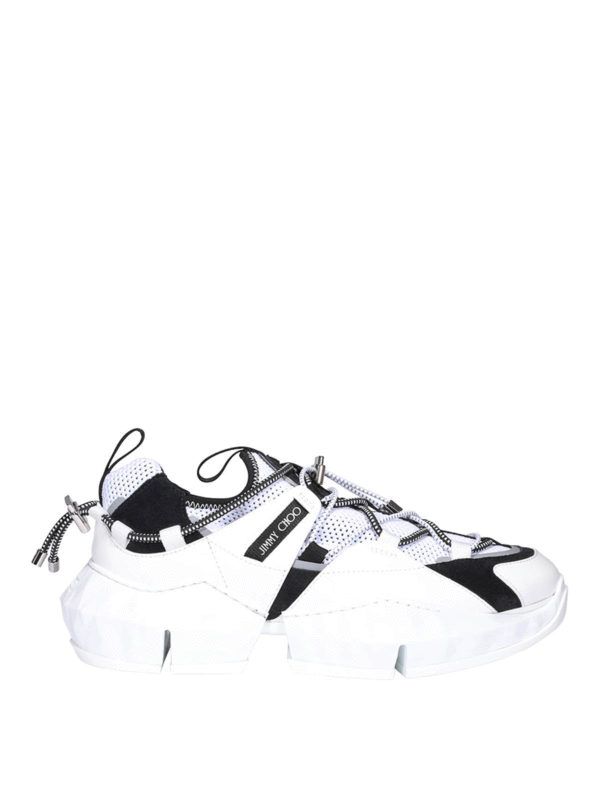 JIMMY CHOO: trainers - Diamond Trail two-tone sneakers