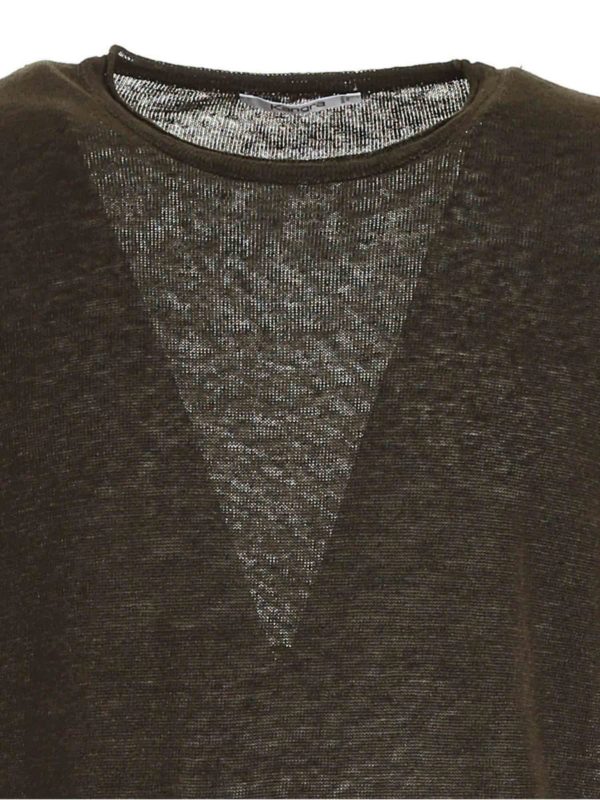 یقه گرد Kangra Cashmere - Short sleeves 