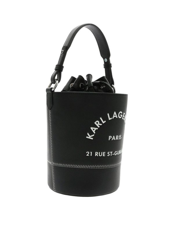 Bucket bags Karl Lagerfeld - Rue St Guillaume bag in black - 96KW3045BLACK
