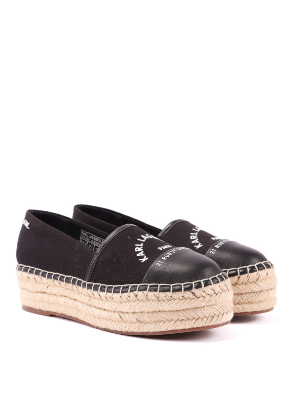 black platform espadrilles