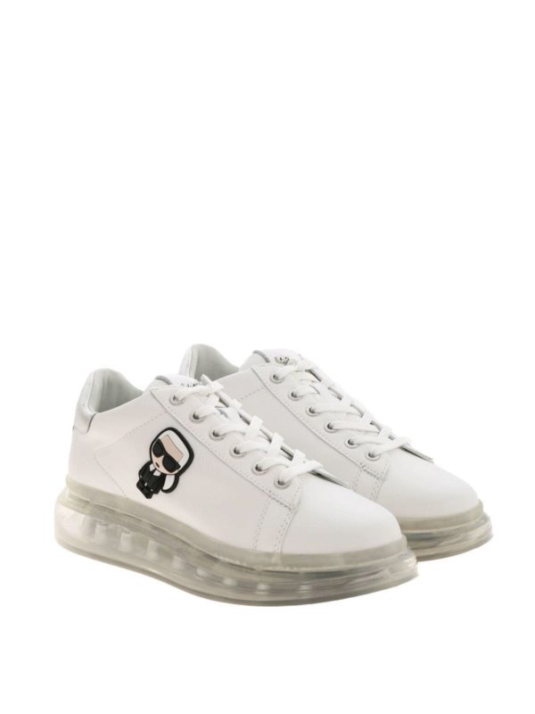 karl lagerfeld white trainers