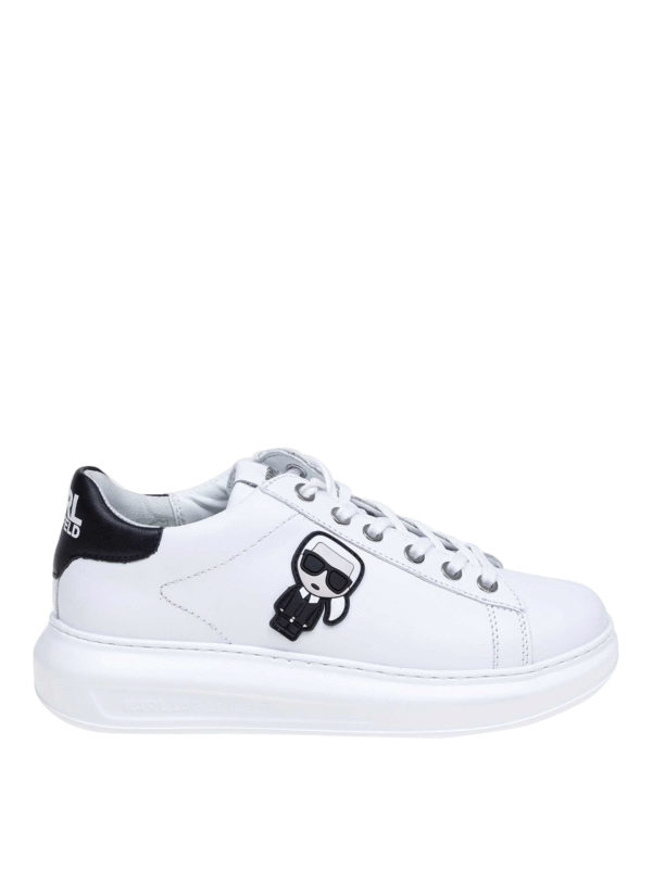 Karl Lagerfeld - Karl patch leather sneakers - trainers - KL62530011