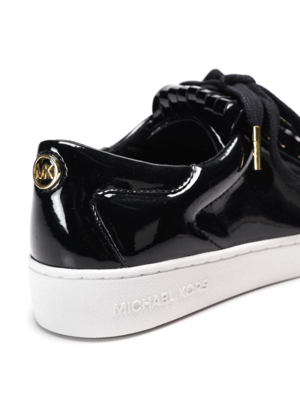 michael kors wedge sneakers black