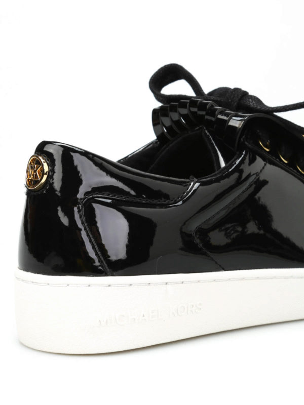 michael kors patent leather sneakers