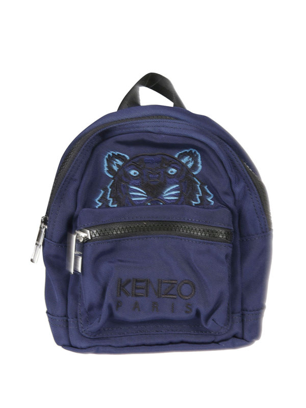 کوله پشتی Kenzo - Blue canvas Tiger 