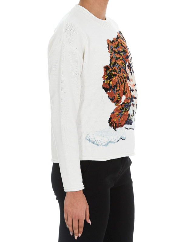 KENZO ケンゾー Cloud Tigers Crewneck Jumper kenzo tiger cloud jumper - Hi Tech Services