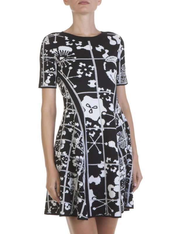 jacquard cotton dress