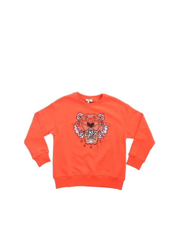 kenzo orange sweater
