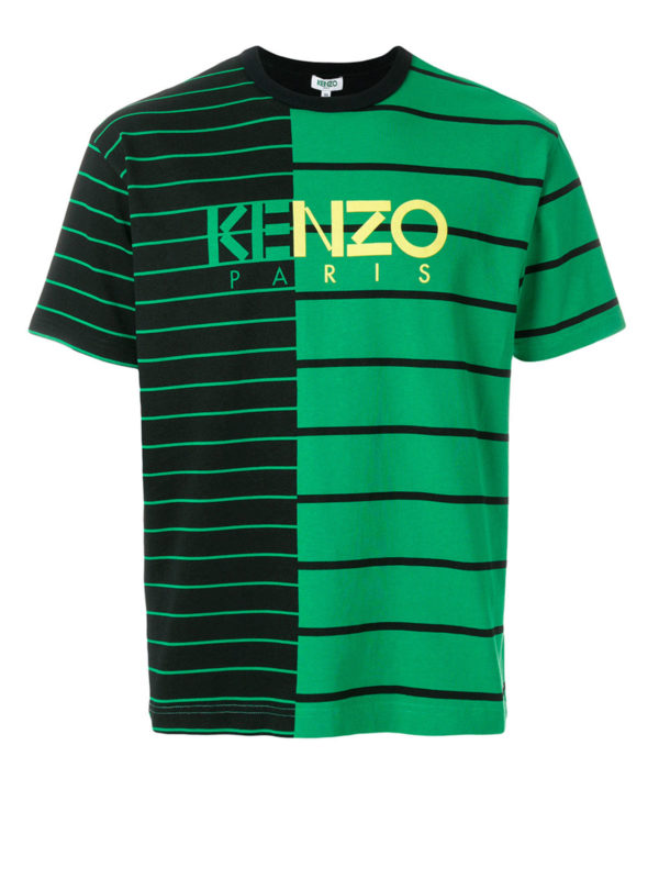 kenzo color block shirt