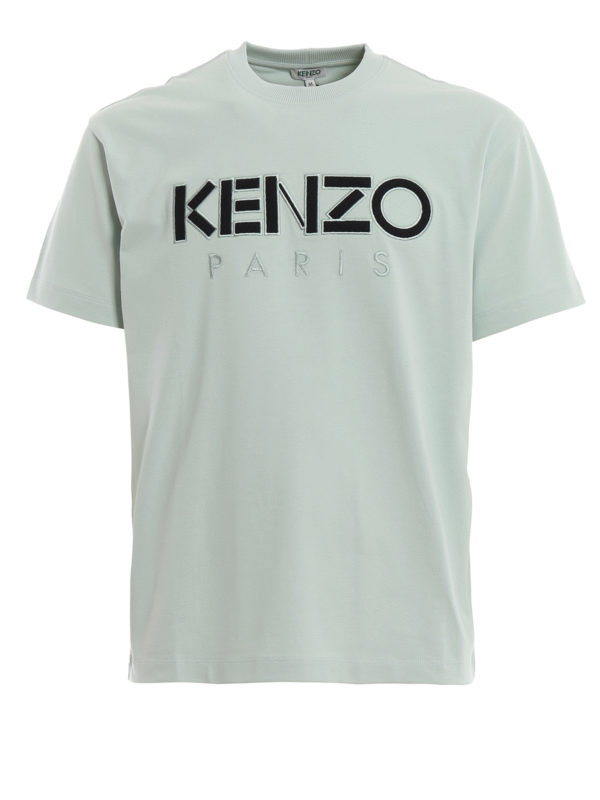 Kenzo - Exposed embroidered cotton sky 