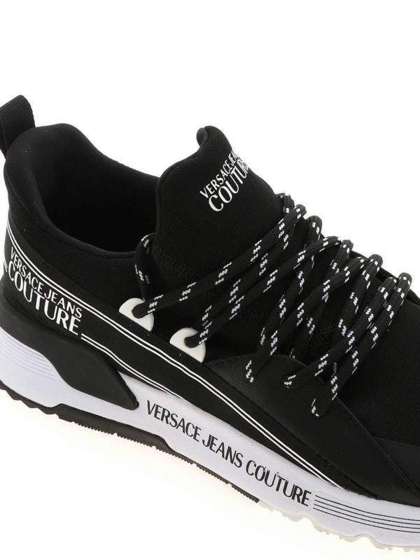 versace jeans trainers black