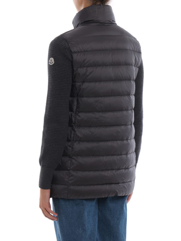 moncler jacket with sweater sleeves