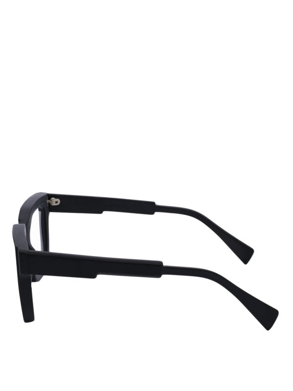 KUBORAUM: Glasses online - K4 black acetate eyeglasses