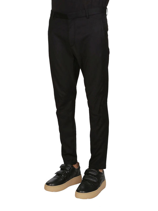 black cotton trousers