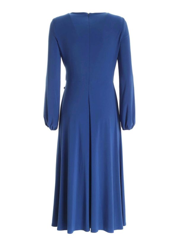 ralph lauren long blue dress