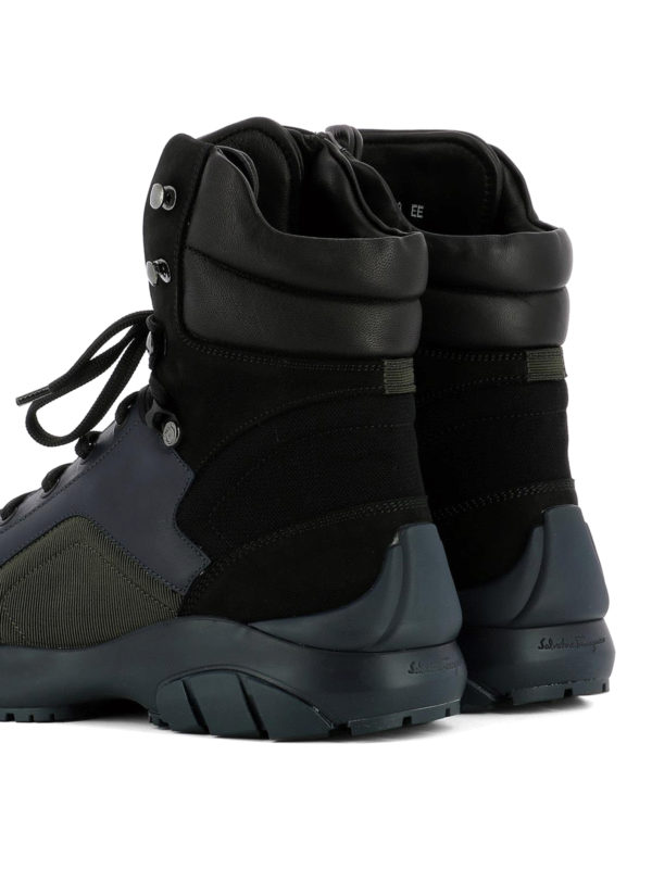 fabric walking boots