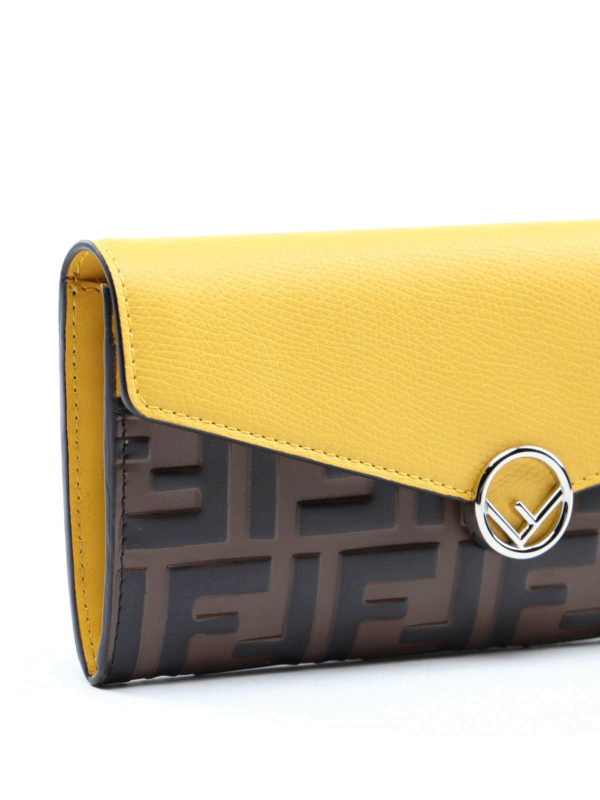 fendi continental wallet