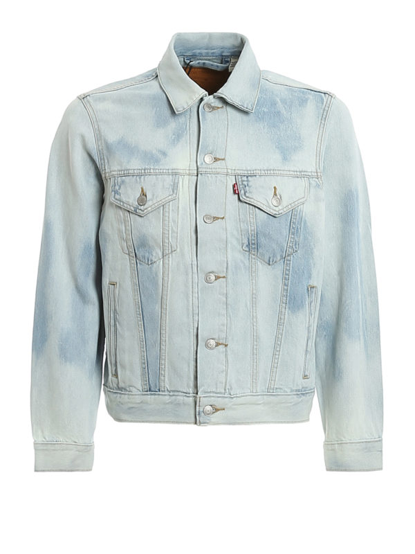 levi's faded denim jacket