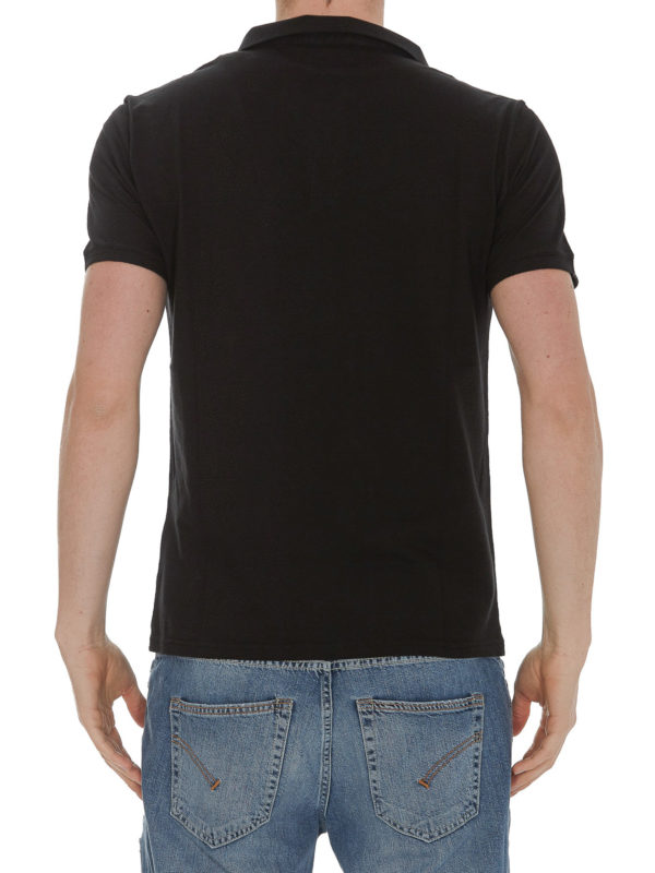 Linen cotton blend polo shop online: DONDUP