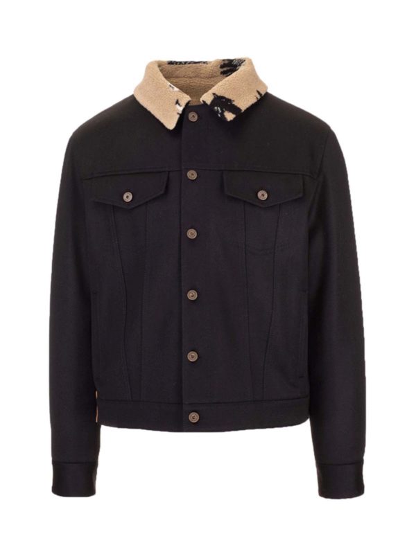 Loewe - Wool jacket in black - casual jackets - H526330X671100 | iKRIX.com
