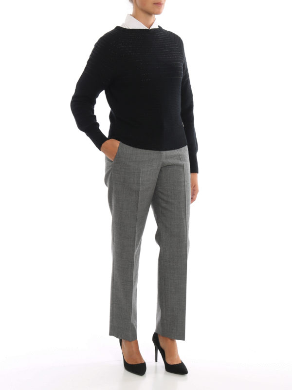 رسمی Loewe - Silk lined wool trousers 