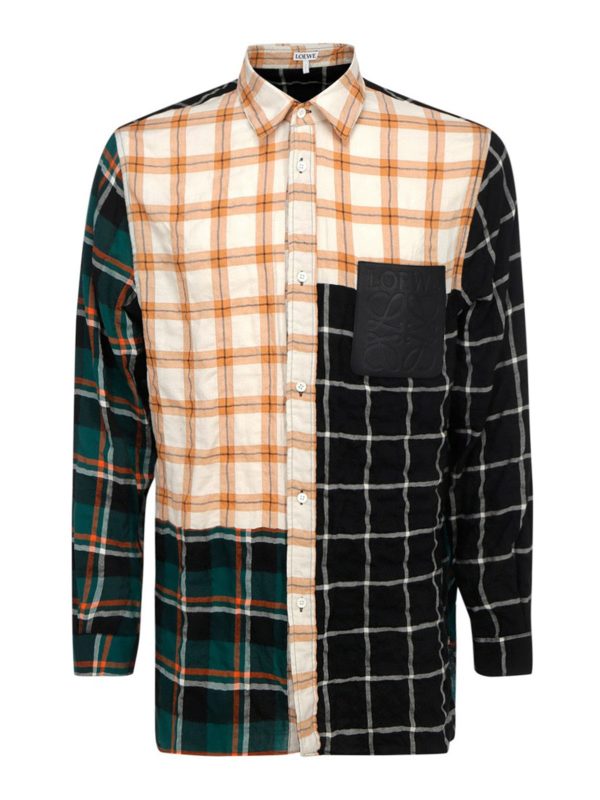 loewe patchwork shirt
