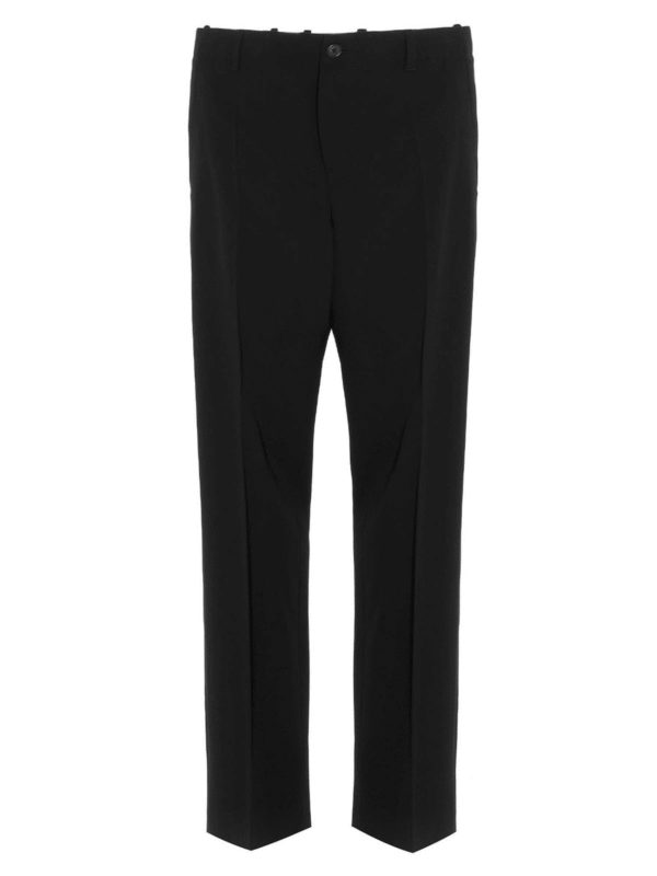 Tailored & Formal trousers Loewe - Ironed crease pants in black ...