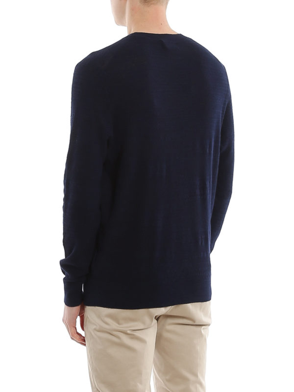 Logo embroidery crew neck jumper 
