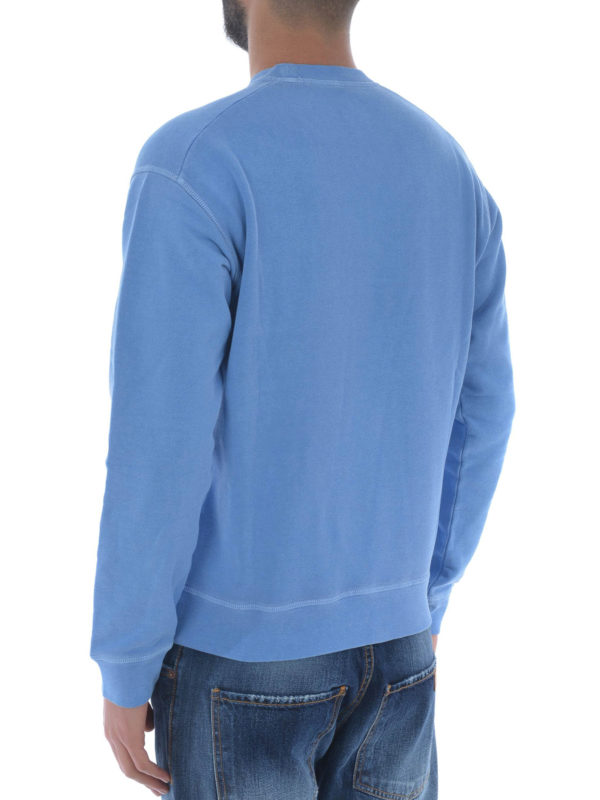 dsquared2 blue sweatshirt