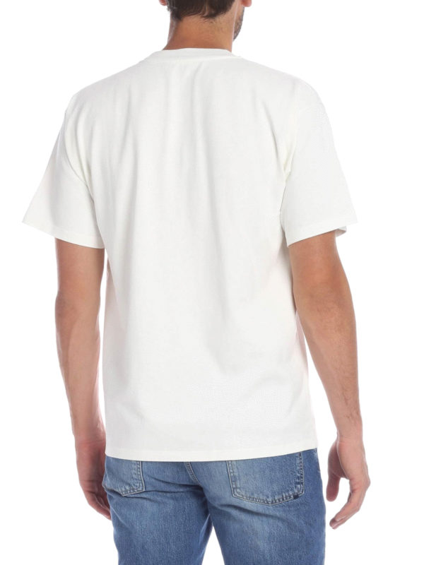 Golden Goose - Logo print white T-shirt 