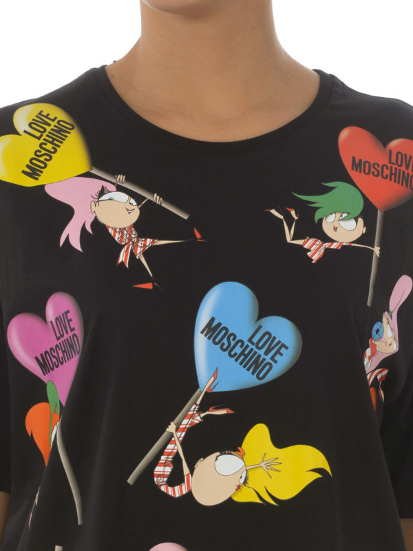 moschino lollipop t shirt