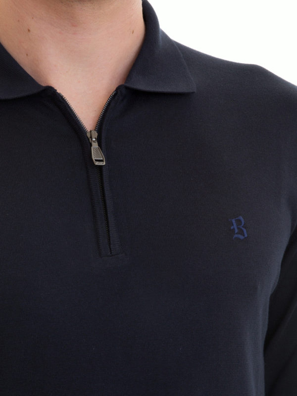 brioni long sleeve polo