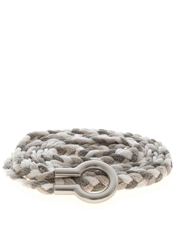 LORENA ANTONIAZZI: belts online - Braided knit belt