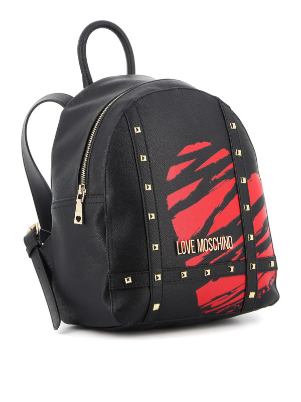 Love Moschino - Scratched Heart backpack - backpacks - JC4077PP1CLG100A