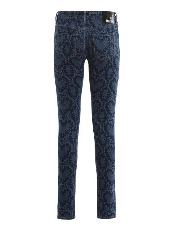 اسکینی Love Moschino - Python printed 