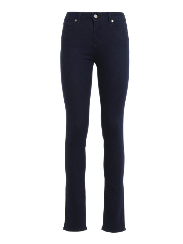 Stretch indigo denim skinny jeans 