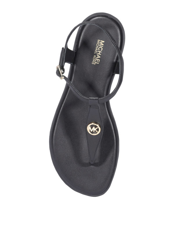 michael kors mallory sandals black