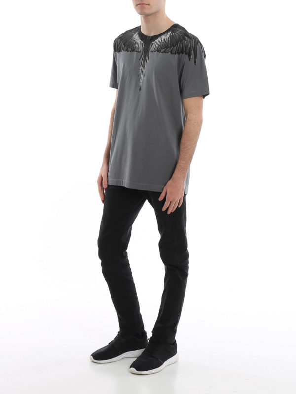 Marcelo Burlon: t-shirts online - Black Wings T-shirt