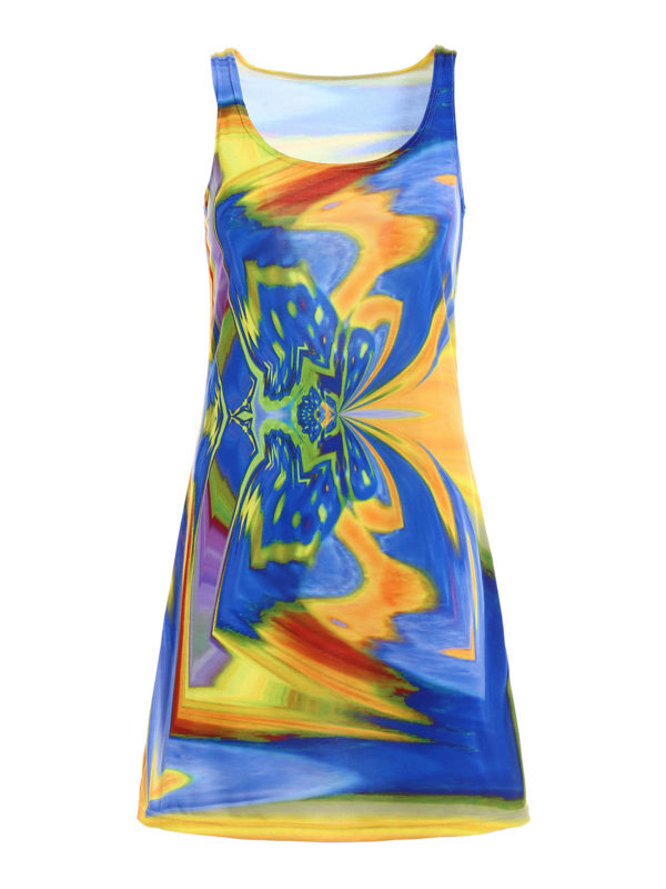MARIA ENRICA NARDI: cover-ups - Thaiti multicolour tank top dress